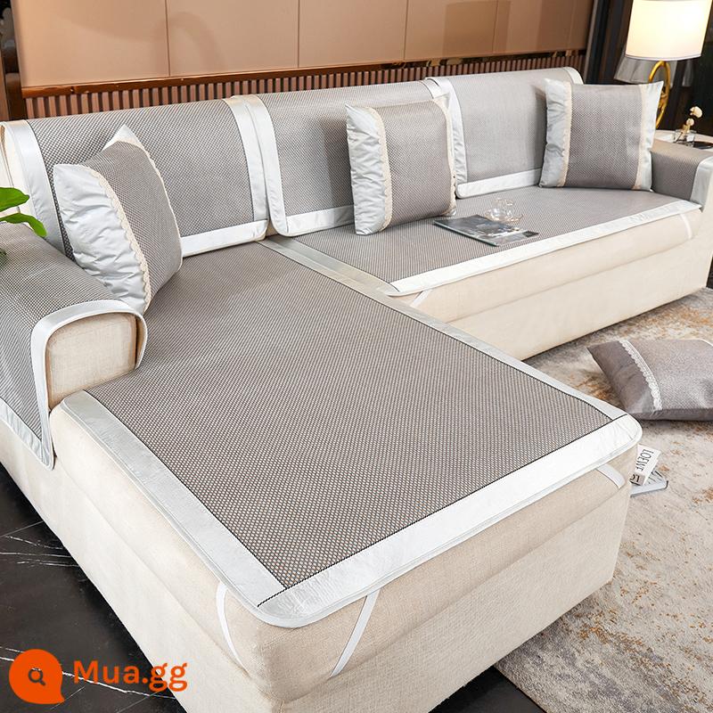 Nam Cực Người Mùa Hè Mây Thảm Sofa Đệm Mùa Hè Thảm Ngồi Đệm Chống Trơn Trượt Ghế Sofa Bao Gồm Tất Cả Đa Năng Bao Khăn Vải - Yến Băng