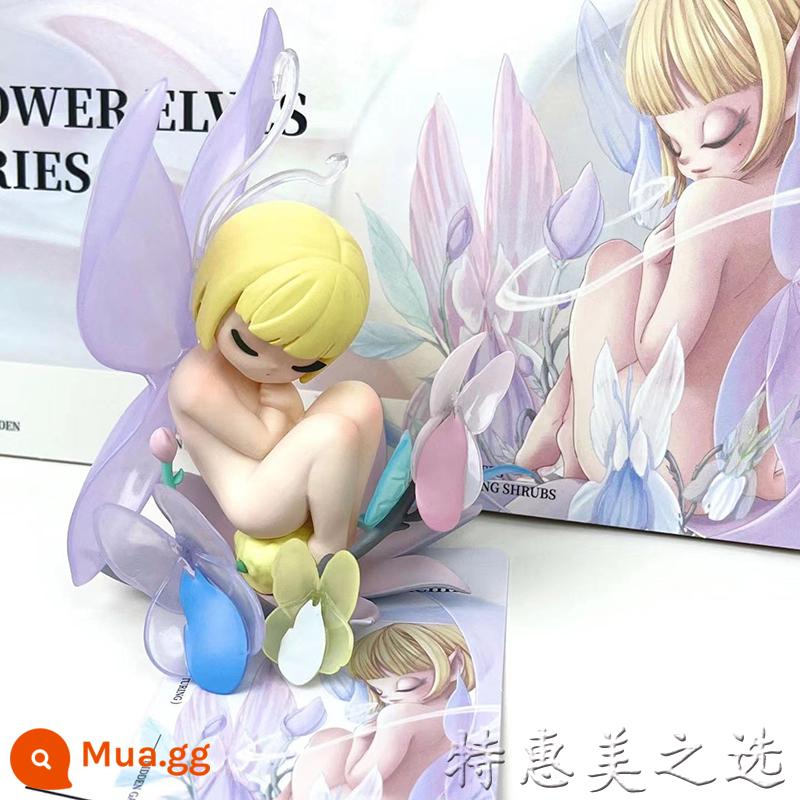 Chính hãng chỗ ngủ Sky Elf Blind Box Sea Elf Series Model Ornament Tide Play Angel Xác nhận - Mẫu đã được xác nhận - Phalaenopsis (mở hộp nhưng không có túi)