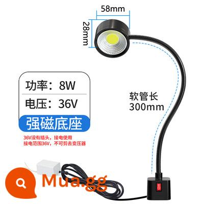 Máy May Đặc Biệt Đèn Led Đèn Làm Việc Nam Châm Mạnh Máy Đèn Chiếu Sáng Quần Áo Đèn Bảo Trì Công Nghiệp Đèn Bàn 220V - 8W vòng 300 dài 24-36V