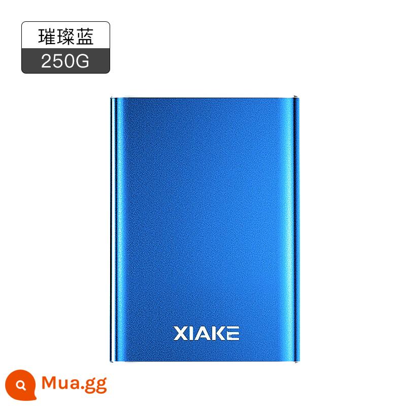 Xiake High -Tốc độ ổ cứng di động 250g USB3.0 Desktop Notebook lưu trữ điện thoại di động ngoài và sử dụng kép máy tính - 250G [màu xanh]