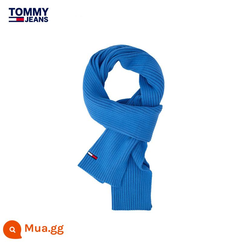 Khăn quàng cổ nam thu đông mới Tommy 22 AM0AM10407 - C4H màu xanh