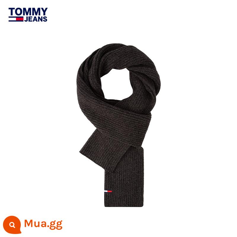 Khăn quàng cổ nam thu đông mới Tommy 22 AM0AM10407 - P9X đen