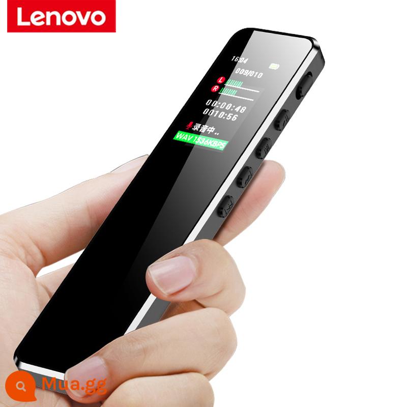 Bút ghi âm Lenovo B610 chuyên nghiệp độ nét cao giảm tiếng ồn đẳng cấp học sinh họp văn phòng điều khiển giọng nói từ xa chờ lâu - Bút ghi âm [B610] màu đen