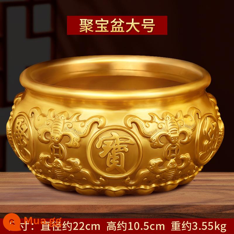 Bonato Rice Xi lanh Baifu Twita Poly Treasure Pure Copper chính hãng Mang theo phòng thí nghiệm CJaine Copper Shop Creative Sáng tạo trang trí nhỏ - giác mạc lớn