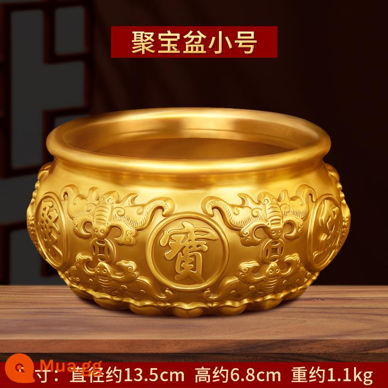 Bonato Rice Xi lanh Baifu Twita Poly Treasure Pure Copper chính hãng Mang theo phòng thí nghiệm CJaine Copper Shop Creative Sáng tạo trang trí nhỏ - kèn dồi dào