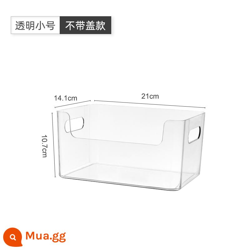 Máy Tính Để Bàn Hộp Bảo Quản Trong Suốt Mặt Nạ Mỹ Phẩm Hoàn Thiện Hộp Acrylic Giỏ Đựng Đồ Ăn Gia Đình Nhà Bếp Đồ Lặt Vặt Hộp Bảo Quản - Kèn trong suốt