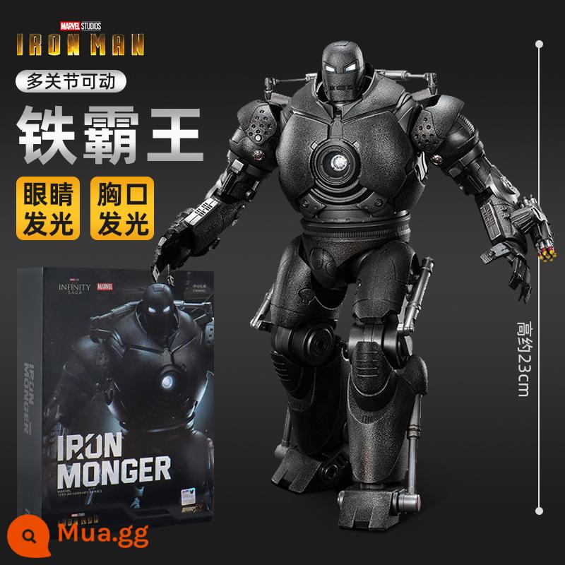 Zhongdong mk50 Iron Man đồ chơi mô hình Marvel Avengers 3 con rối cậu bé mô hình trang trí 7 Mark 85 - 〖Phiên bản phát sáng〗Iron Overlord (vũ khí + chân đế + sạc)