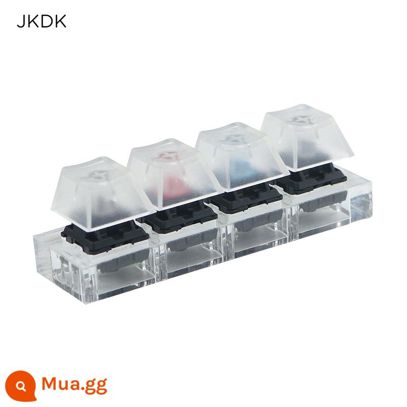 Cherry CHERRY Kaihua Jiadalong TTC Gaote Fine Micro Switch Kiểm Tra Trục Thiết Bị Trải Nghiệm Bàn Phím Cơ Cơ Thể Trục - Dụng cụ kéo chìa khóa nhựa miễn phí bốn trục Jiadalong