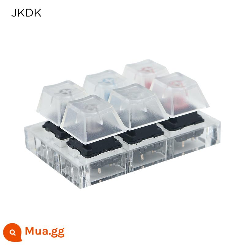 Cherry CHERRY Kaihua Jiadalong TTC Gaote Fine Micro Switch Kiểm Tra Trục Thiết Bị Trải Nghiệm Bàn Phím Cơ Cơ Thể Trục - Dụng cụ kéo chìa khóa bằng nhựa tự do sáu trục Cherry