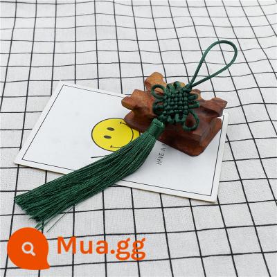 12 miếng tua rua nút thắt kiểu Trung Quốc phong cách Trung Quốc cho người nước ngoài Đồ trang trí nút thắt Trung Quốc trang trí phòng khách nút thắt nhỏ của Trung Quốc - Xanh đậm 12 chiếc