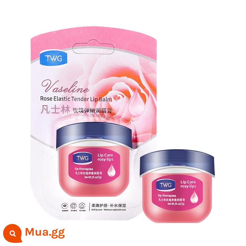 Son dưỡng môi Vaseline dành cho nam và nữ son dưỡng ẩm và dưỡng ẩm chống khô sửa chữa màng môi trẻ em hàng chính hãng chính hãng flagship store - [Chai đơn] Mặt nạ môi hoa hồng