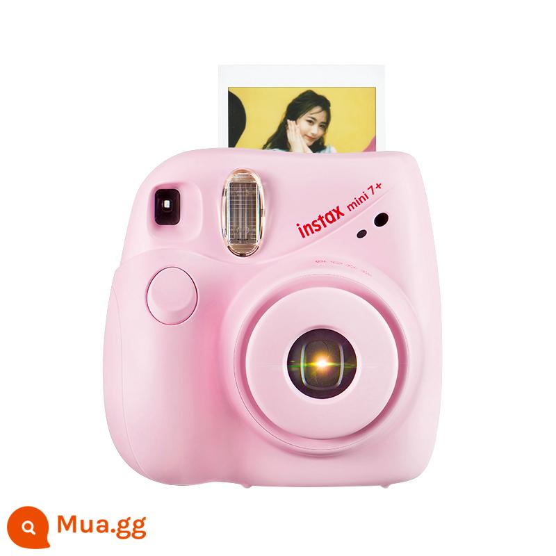 Máy ảnh Fuji Polaroid mini7c/7+/9 mẫu nâng cấp 11 mẫu máy ảnh chụp ảnh một lần dành cho nam và nữ học sinh - mini7+ (mẫu màu hồng)