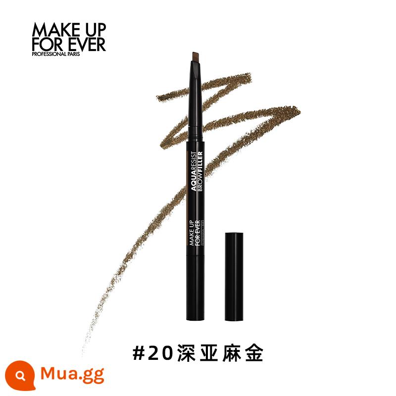 [Ngày đầu năm] makeupforever Chì kẻ mày tam giác không thấm nước Meikefei dễ lên màu và mịn - #20 Vàng lanh đậm