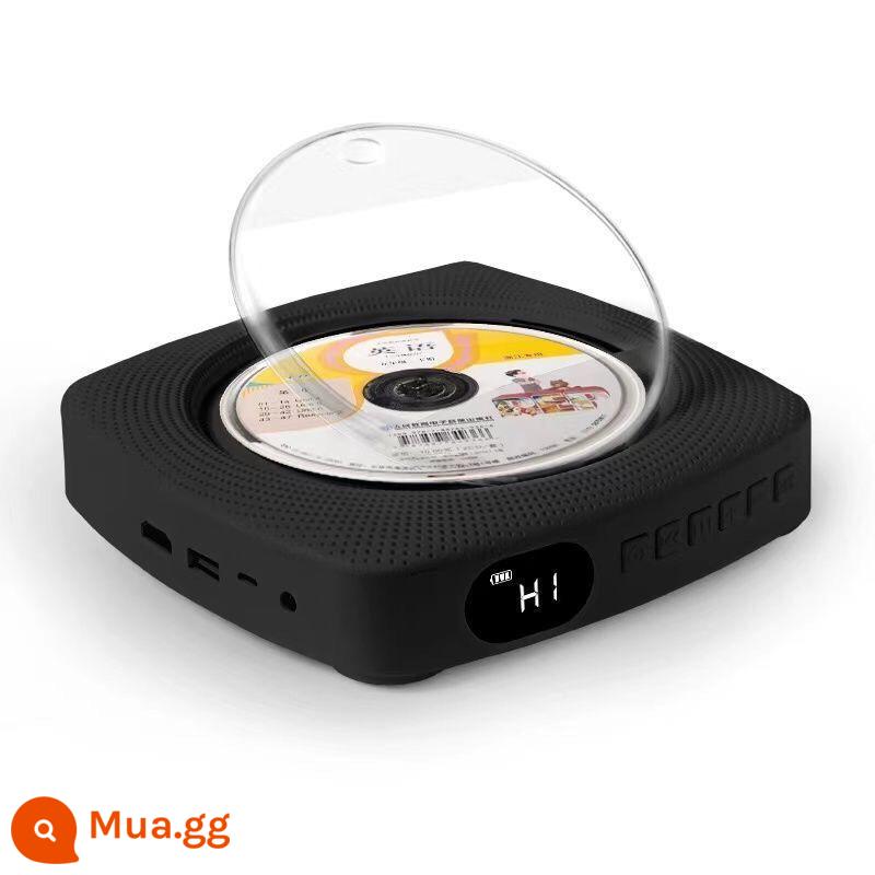 Bluetooth CD Inserter Treo Tường Đĩa Video Đầu DVD Di Động Phát Lại Máy Nghe Nhạc Walkman Vinyl Album Đầu CD - Phiên bản sạc CD màu đen + Bluetooth + bộ 4 món