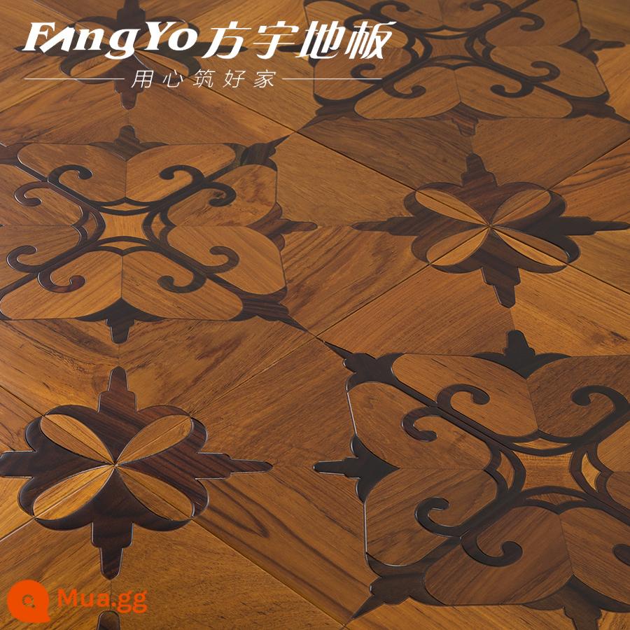 Fangyu Handmade Art Teak Spelling Slound nền ngoài trời Tường gỗ rắn sàn composite Tăng sàn gỗ đặc biệt - 8822