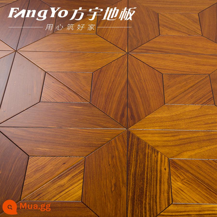 Fangyu Handmade Art Teak Spelling Slound nền ngoài trời Tường gỗ rắn sàn composite Tăng sàn gỗ đặc biệt - 8867