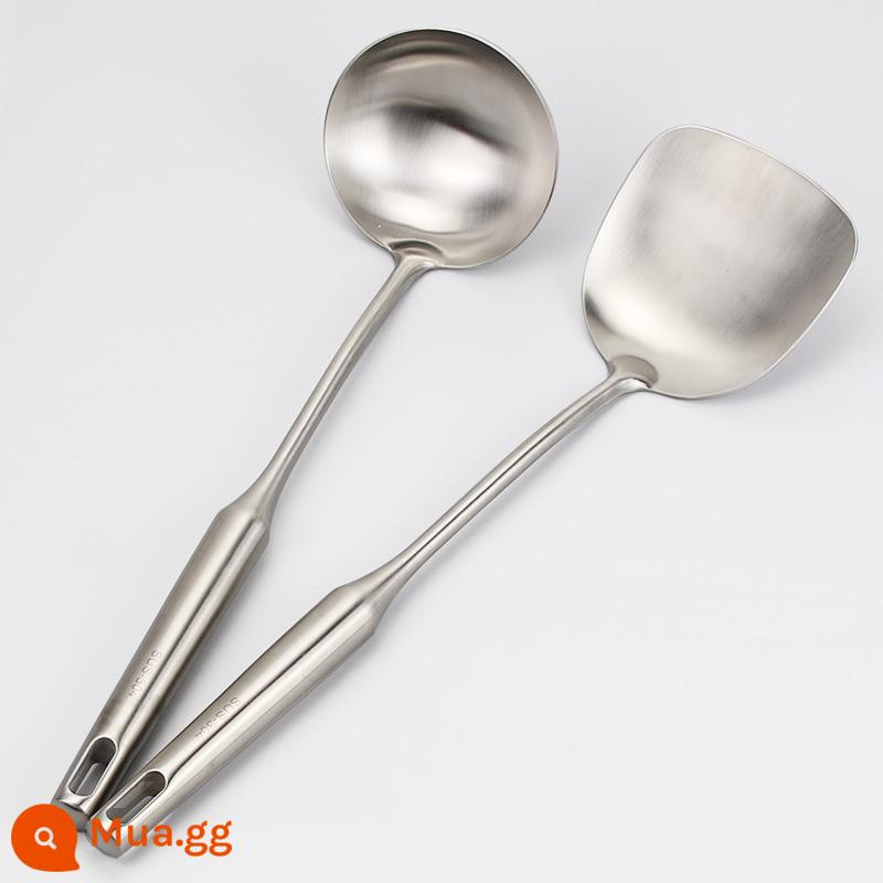 Thìa thìa inox 304 rò rỉ đồ dùng nhà bếp đồ dùng gia đình bộ xẻng nấu ăn trọn bộ đồ dùng nhà bếp - thìa + thìa