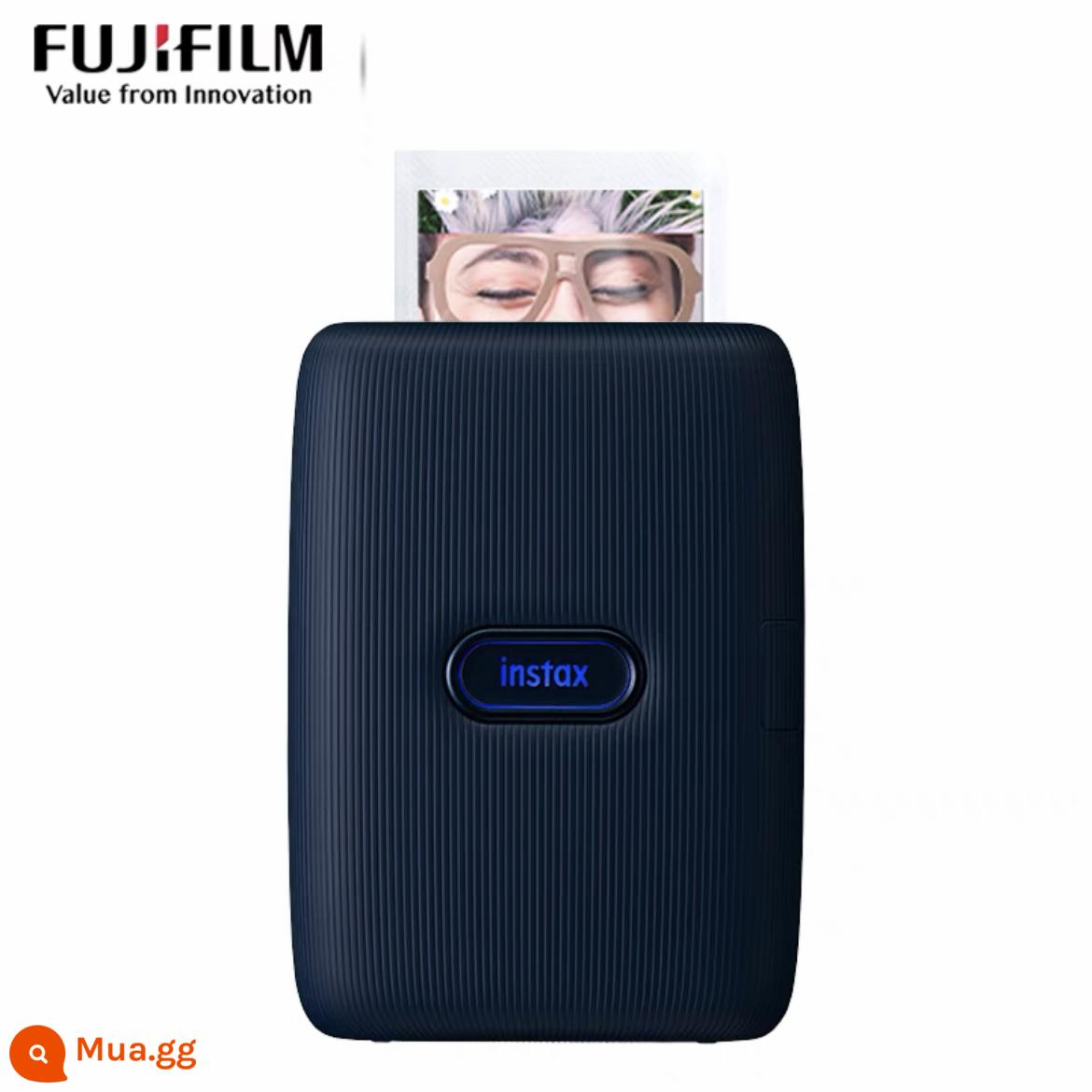 Máy in ảnh Fuji Polaroid mini link2 rộng máy in ảnh điện thoại bỏ túi mini cầm tay - mini Link2 không gian màu xanh