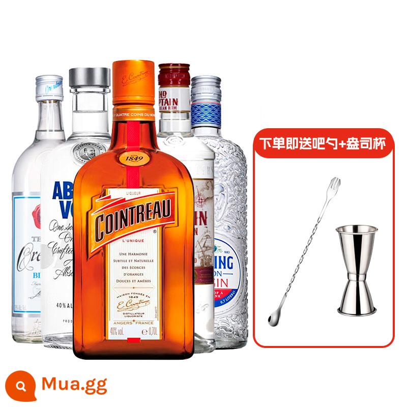 [Tự vận hành] Trà đá Long Island Cocktail Cointreau Rượu mùi Vodka tuyệt đối Tequila Rum Gin - Set Trà Đá Long Island (Tặng Thìa + Cốc Đo)