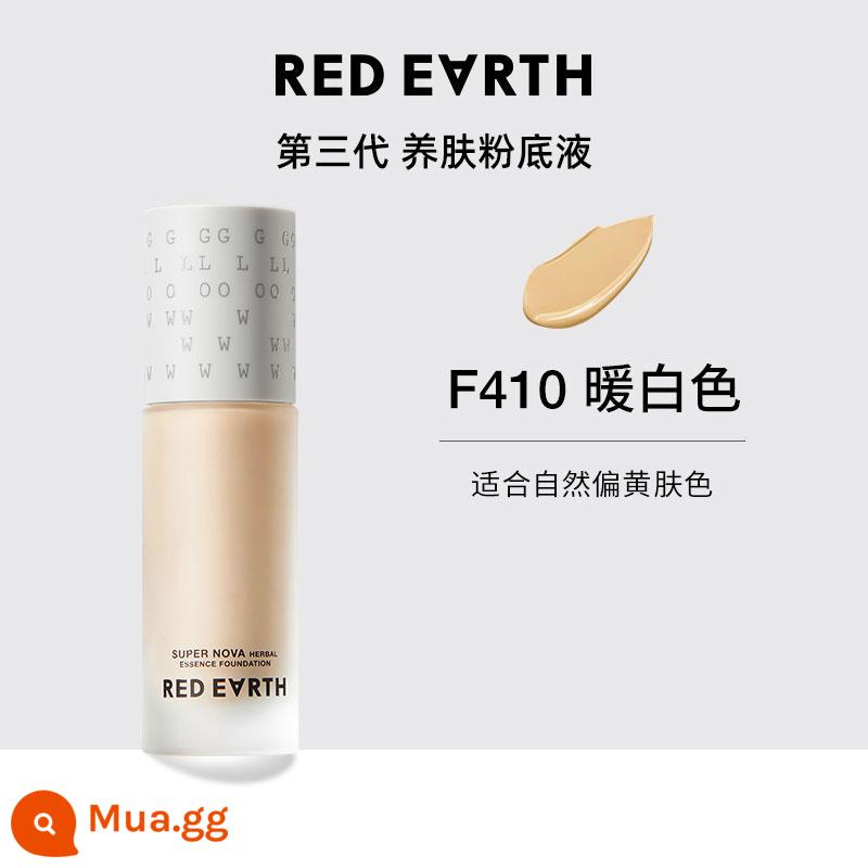 [Tự vận hành] Kem nền dạng lỏng dưỡng da đất đỏ đất đỏ 30ml kem bb che khuyết điểm giữ ẩm lâu trôi không trang điểm - F410 trắng ấm (thế hệ thứ 3)