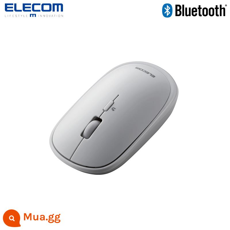 ELECOM Chuột Bluetooth Không Dây Mute Girls Màu Hồng Dễ Thương iPad Apple Máy Tính Bảng Văn Phòng Chuột Nhỏ - Mẫu Bluetooth màu xám