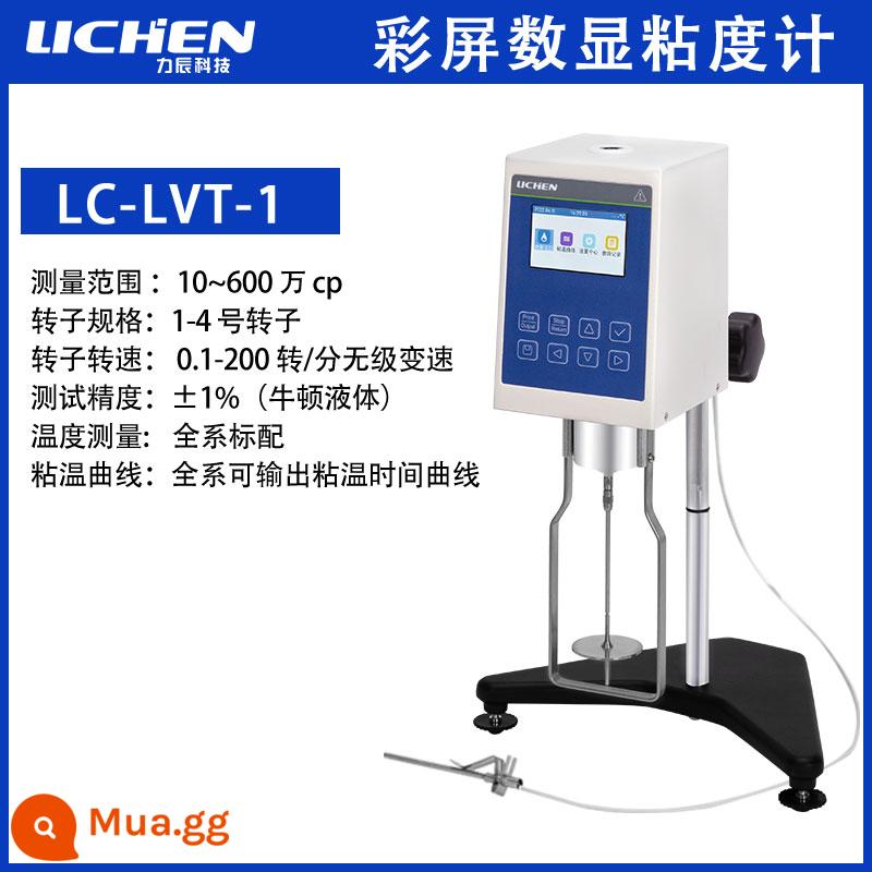 Thượng Hải Lichen Technology Xoay Meter NDJ-1 Số thử nghiệm không - Màn hình kỹ thuật số màu LC-LVT-1 100.000-6 triệu cp