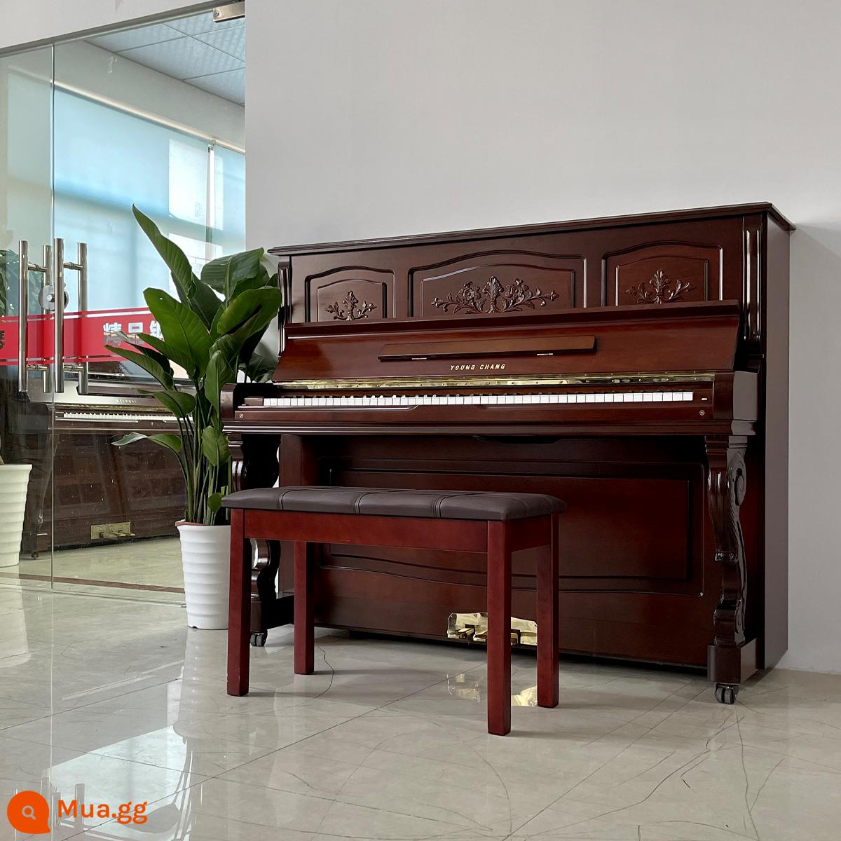 Nhập khẩu ban đầu Yingchang U121 người chơi chuyên nghiệp dành cho người lớn piano đã qua sử dụng bài kiểm tra thực hành dành cho người mới bắt đầu - Màu gỗ Yingchang 121NFG