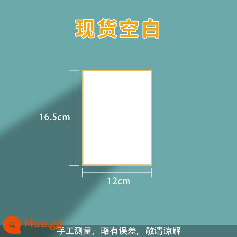 Bảng chữ ký tùy chỉnh giấy màu Bảng hiệu CP Nhật Bản bảng hiệu bán bảng vẽ hoạt hình xung quanh chỗ trống tinh tế và chống trầy xước có thể tùy chỉnh bản đồ - B6(12x16.5cm)