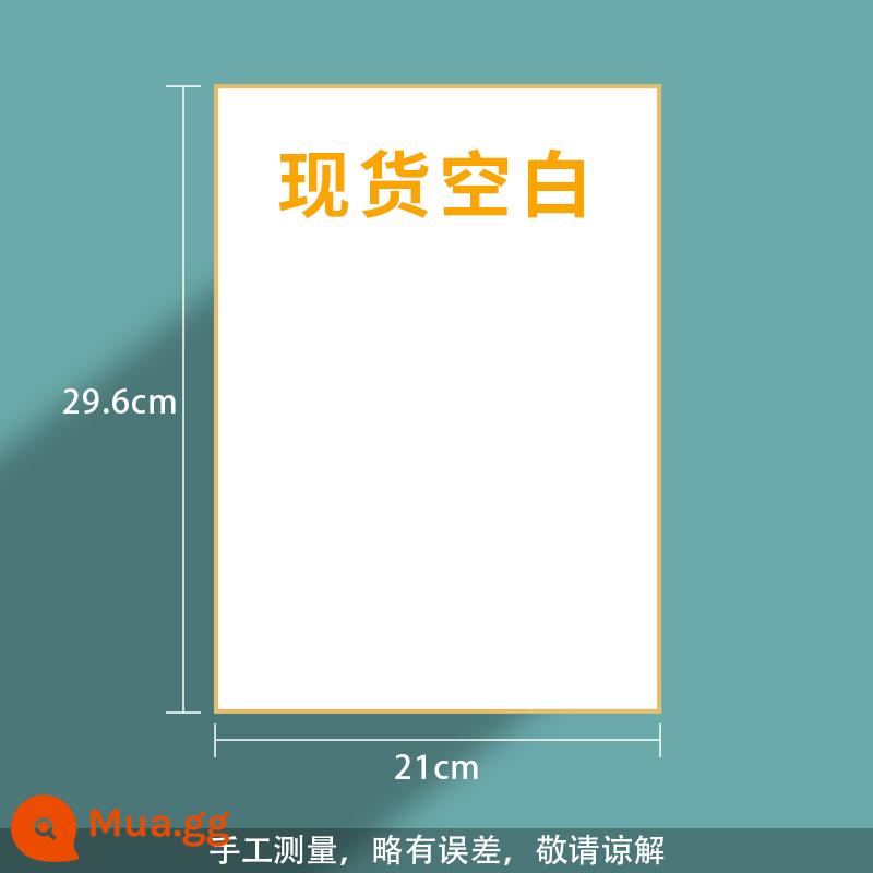 Bảng chữ ký tùy chỉnh giấy màu Bảng hiệu CP Nhật Bản bảng hiệu bán bảng vẽ hoạt hình xung quanh chỗ trống tinh tế và chống trầy xước có thể tùy chỉnh bản đồ - A4 (21X29,6cm)