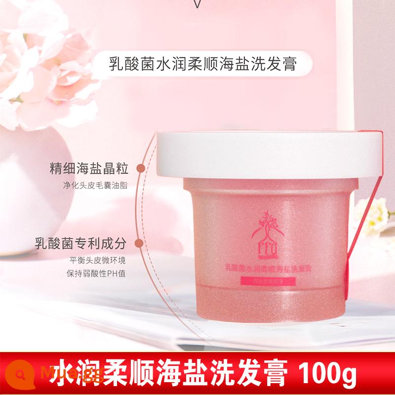 Ziyuan Silicone Oil-Free Dầu Gội 235Ml * 2 Gói Trà Gừng Hạt Giống Soapberry Đổ Túi Chính Hãng Dành Cho Nam Và Nữ - Dầu gội nước muối biển dưỡng ẩm và làm mịn vi khuẩn axit lactic 100g