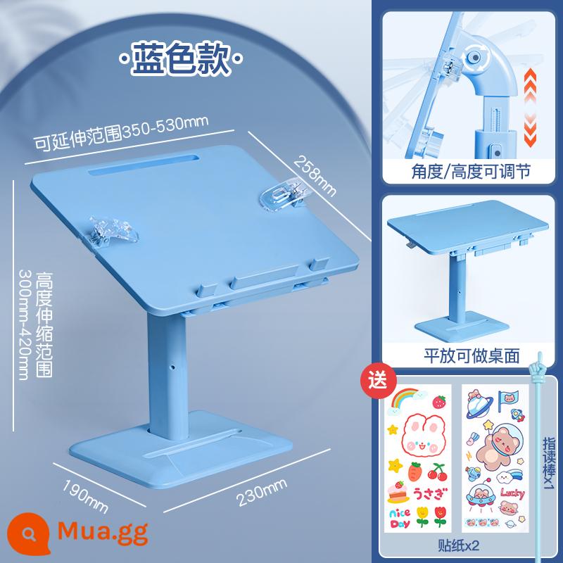 Giá sách giá đọc sách cao từ trần đến sàn giá sách đọc sách trẻ em đọc sách giá đỡ đọc sách hiện vật giường đa năng có thể điều chỉnh nâng học sinh tiểu học sách để bàn máy tính để bàn em bé tư thế ngồi giá sách giá sách ảnh - SF Express Miễn phí Vận chuyển [Xanh lam] Chất liệu dày Model/Có thể điều chỉnh/Cao/Góc/Chiều rộng