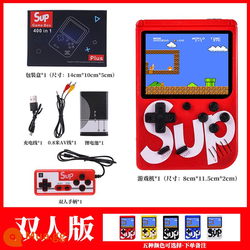 Mới sup máy chơi game cầm tay retro FC cầm tay đôi mini trẻ em hoài cổ Tetris cổ điển - [800 trò chơi trong một] Phiên bản hai người chơi