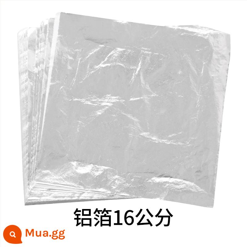 Giấy vàng giả và giấy bạc 【Nhà máy sản xuất giấy vàng Yongbo Nam Kinh】 dán trang trí dán trên cùng sơn trang trí vàng sơn đồng nhôm đồng lá - Giấy nhôm 16 cm (100 tờ)