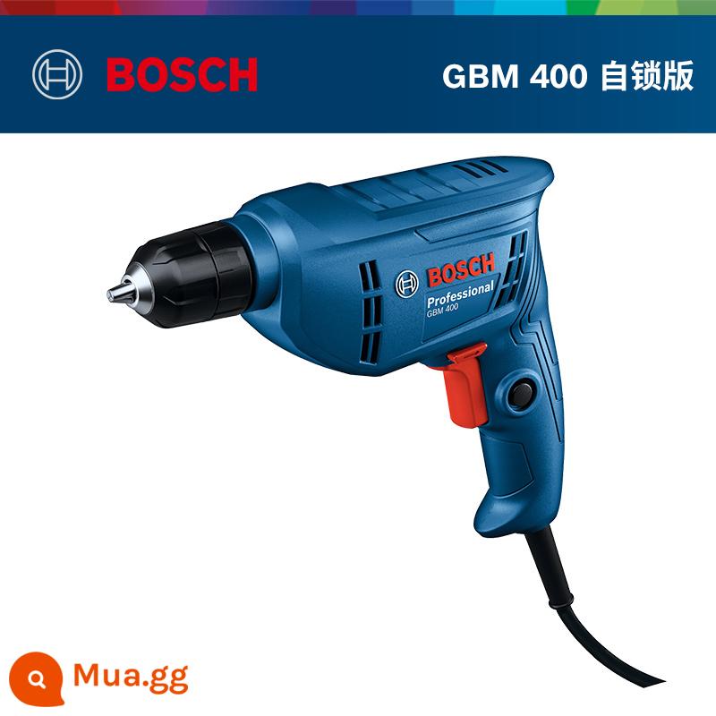 Máy khoan điện Bosch đèn pin khoan tuốc nơ vít điện máy khoan điện đa năng dụng cụ khoan GBM400 - GBM 400 phiên bản tự khóa