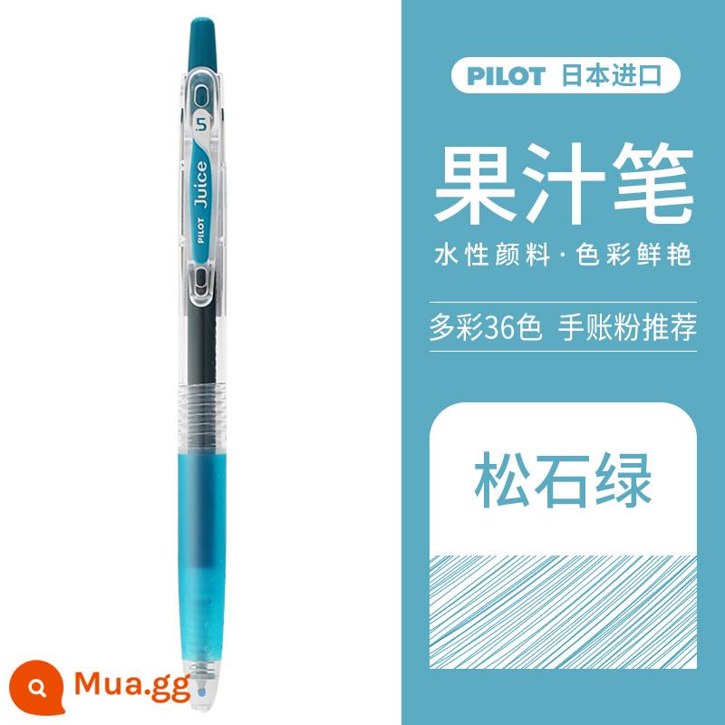 Bút nước trái cây PILOT Baile Juice bút bấm bút gel màu 0.5mm để ghi chép bài thi học sinh văn phòng phẩm đặc biệt 36 màu Bút Baile Nhật Bản chính thức cửa hàng hàng đầu trang web chính thức - Màu xanh ngọc lam-TG