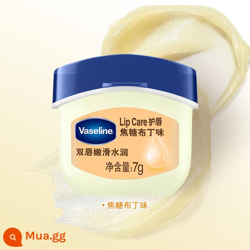 Vaseline Classic Original Lip Balm Dưỡng ẩm Dưỡng ẩm Sửa chữa Làm loãng Đường kẻ Môi Phim Môi Nữ - Bánh pudding 7ml*1 lon