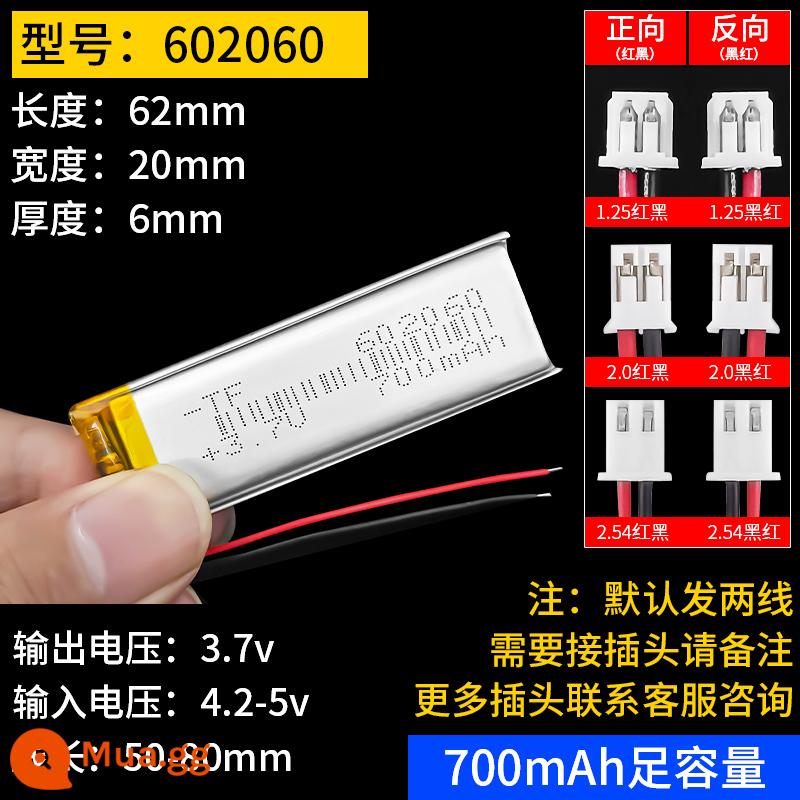 Máy ghi âm lái xe pin lithium 3.7v polymer Tai nghe Bluetooth Lingdu theo dõi áp suất lốp tích hợp pin sạc - đỏ hàn quốc