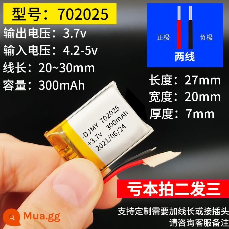 Máy ghi âm lái xe pin lithium 3.7v polymer Tai nghe Bluetooth Lingdu theo dõi áp suất lốp tích hợp pin sạc - sữa