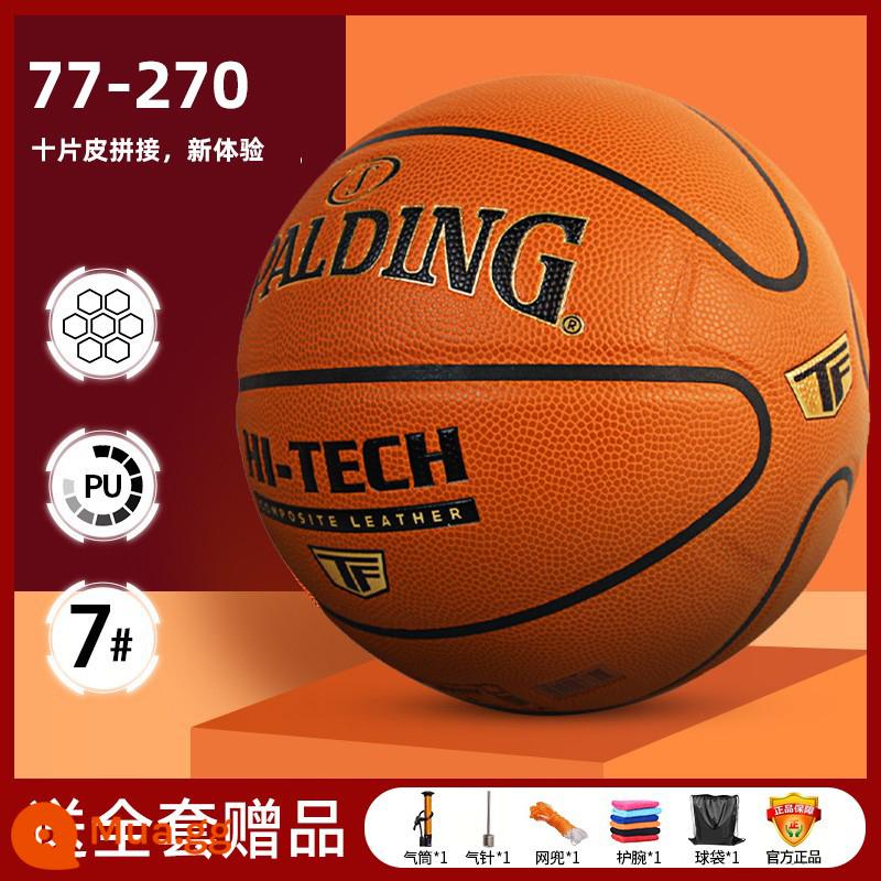 Bóng rổ spalding chính thức xác thực số 7 bóng tiêu chuẩn trò chơi người lớn món quà đặc biệt ngoài trời chịu mài mòn cảm giác 1274 - 77-270Y (điểm nổi bật của khóa học) trải nghiệm mới công nghệ nối da mười mảnh