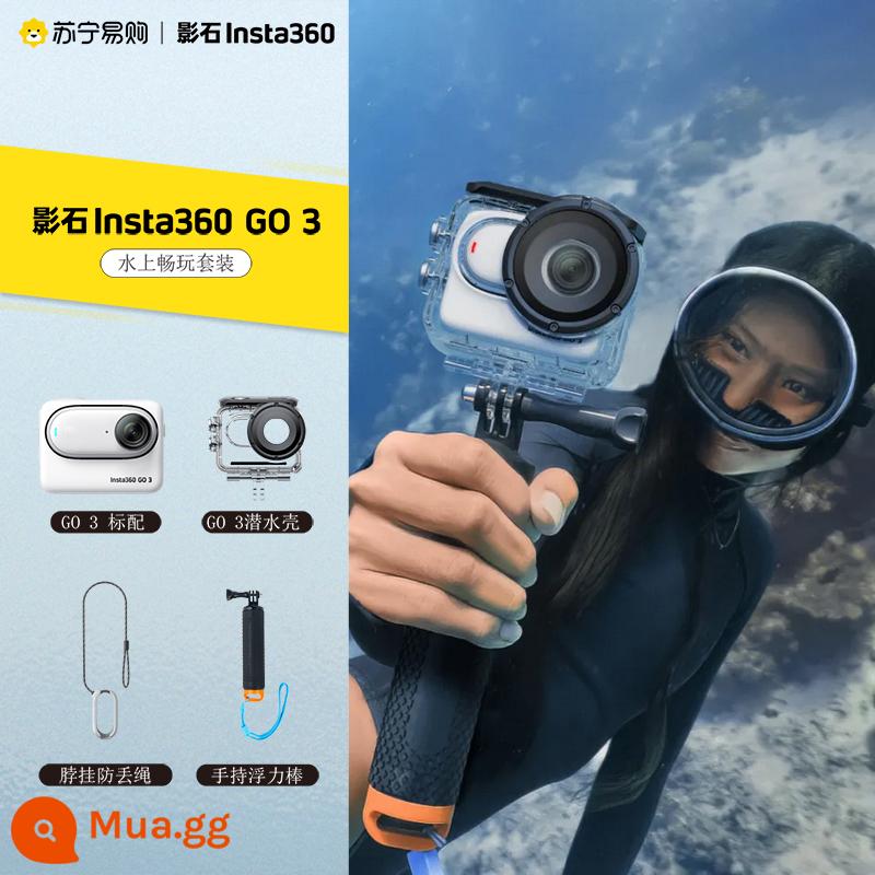 Hàng Mới Về Shadowstone Insta360 GO 3 Thumb Camera Thể Thao Vlog Du Lịch Kỷ Lục Đi Xe Đạp 1953 - Gói vui chơi dưới nước