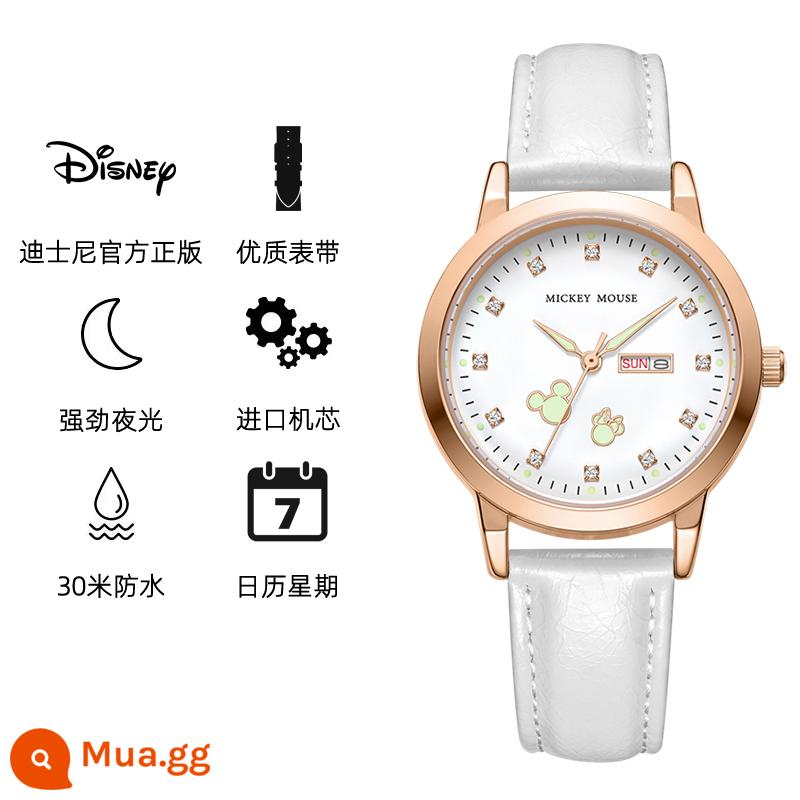 Đồng hồ Disney dành cho trẻ em 2021 New Girls Đồng hồ điện tử đơn giản dành cho nữ sinh tiểu học và trung học cơ sở【462】 - màu sô cô la