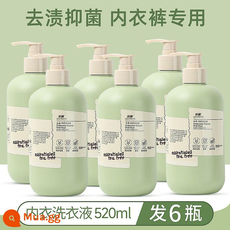 [Hàng Chính Hãng Chính Hãng] Nước Giặt Chuyên Dụng Nước Giặt Quần Lót B1024 - [520ml*6 chai] Diệt khuẩn kháng khuẩn + thích hợp cho bà bầu và trẻ sơ sinh