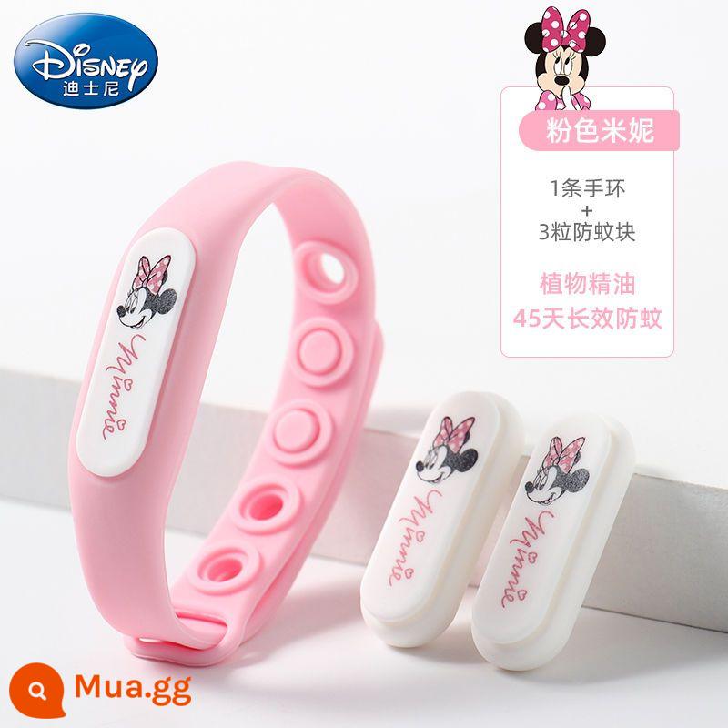 Disney Tinh Dầu Vòng Tay Gửi Thuốc Đuổi Muỗi Chất Lỏng Trẻ Em Người Lớn Tay Khóa Di Động Miếng Dán Chống Muỗi Hiện Vật 1712 - [Trừ thẻ Minnie Powder] Tặng 3 Tinh Dầu Nhanh Chóng