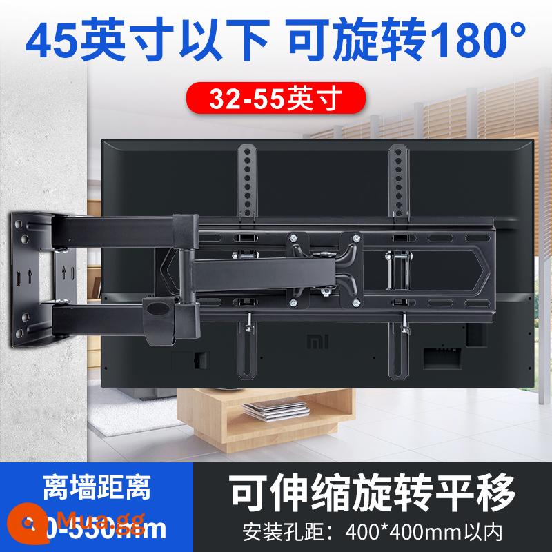 Móc treo tivi đa năng xoay 90 độ giá treo tường đa năng treo tường Xiaomi Skyworth TCL55675 inches 1137 - [Xoay 180 độ trong vòng 45 inch] 32-55 inch/mở rộng để tăng khả năng chịu tải