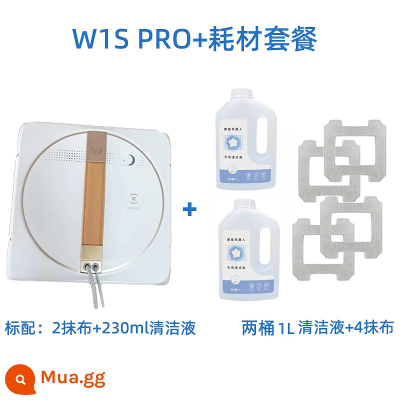 Sản phẩm mới Covos phun nước điều hòa không khí di động W1SPRO Window Bảo hoàn toàn tự động dụng cụ lau kính cửa sổ W2PRO - Gói phụ kiện W1SPRO+