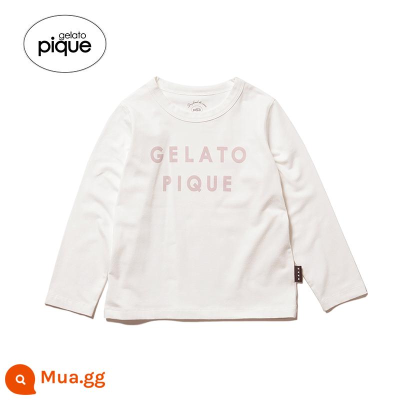 Gelato Pique22 Spring Children Pyjamas Bảng chữ cái có màu thuần túy -Dịch vụ gia đình PKCT221412 - màu trắng ngà