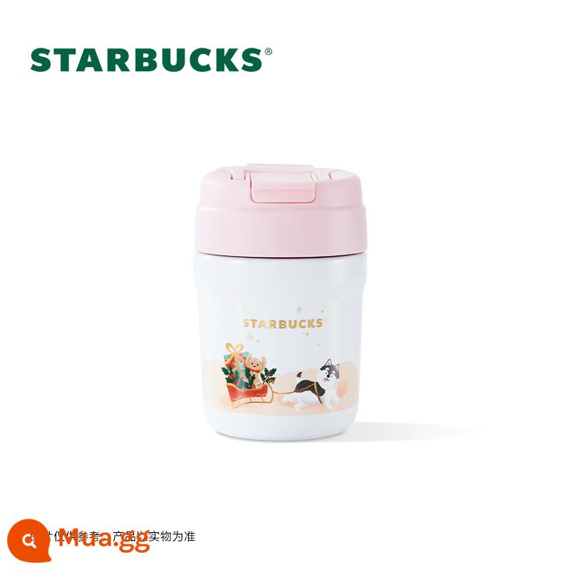 Starbucks Cup Thú Dễ Thương Series Bộ sưu tập Dễ Thương Quà Tặng Giá Trị Cao Mẫu Nam Nữ Học Sinh Cách Nhiệt Cốc Để Bàn Cốc - Cốc uống nước đôi miệng bằng thép không gỉ 340ml dễ thương dành cho thú cưng