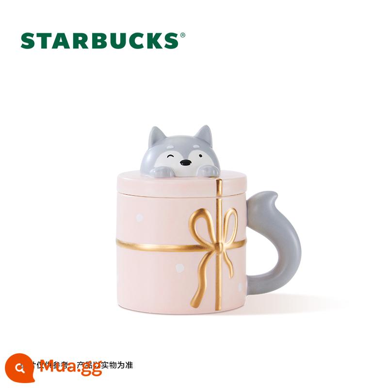 Starbucks Cup Thú Dễ Thương Series Bộ sưu tập Dễ Thương Quà Tặng Giá Trị Cao Mẫu Nam Nữ Học Sinh Cách Nhiệt Cốc Để Bàn Cốc - Dòng sản phẩm thú cưng dễ thương 405ml Cốc thú cưng dễ thương