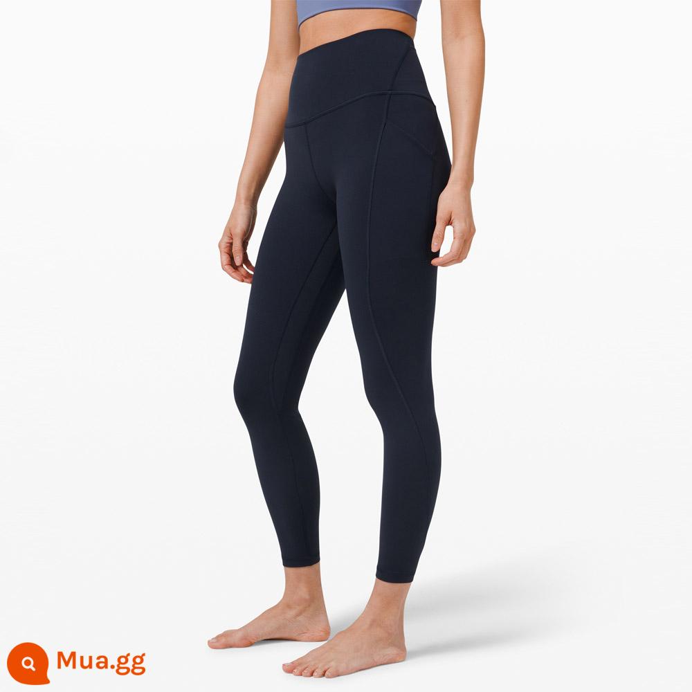 Quần bó thể thao lưng cao Align™ dành cho nữ 24" kiểu dáng màu khỏa thân丨lululemon丨LW5DRHA - xanh hải quân