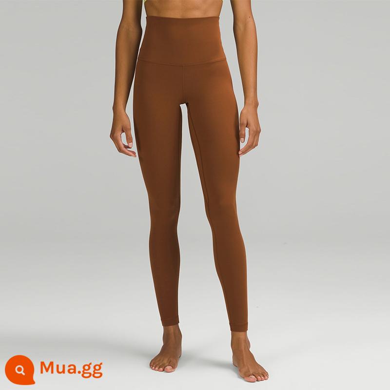 Quần bó thể thao lưng cao Align™ dành cho nữ 28" Yoga Naked 丨lululemon LW5CTNS - nướng nâu